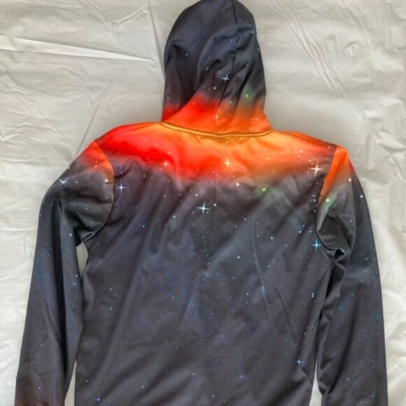 Setting Night Unisex Zip-Up Hoodie - Picture 2 of 3